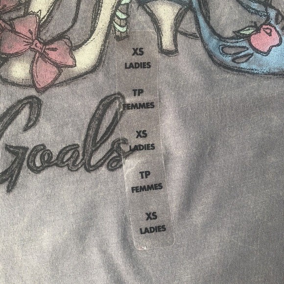 Disney Authentic Princess "Shoe Goals" Tank Top for Women T Shirt Tee Size XS - Picture 5 of 10